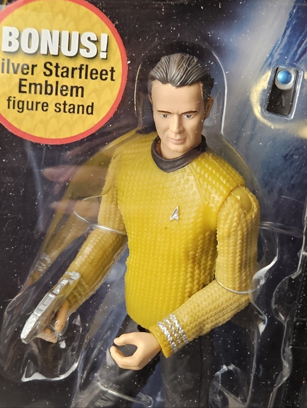 Star Trek 2009 Captain Pike Figure Warp Collection NIB Playmates - Picture 6 of 10